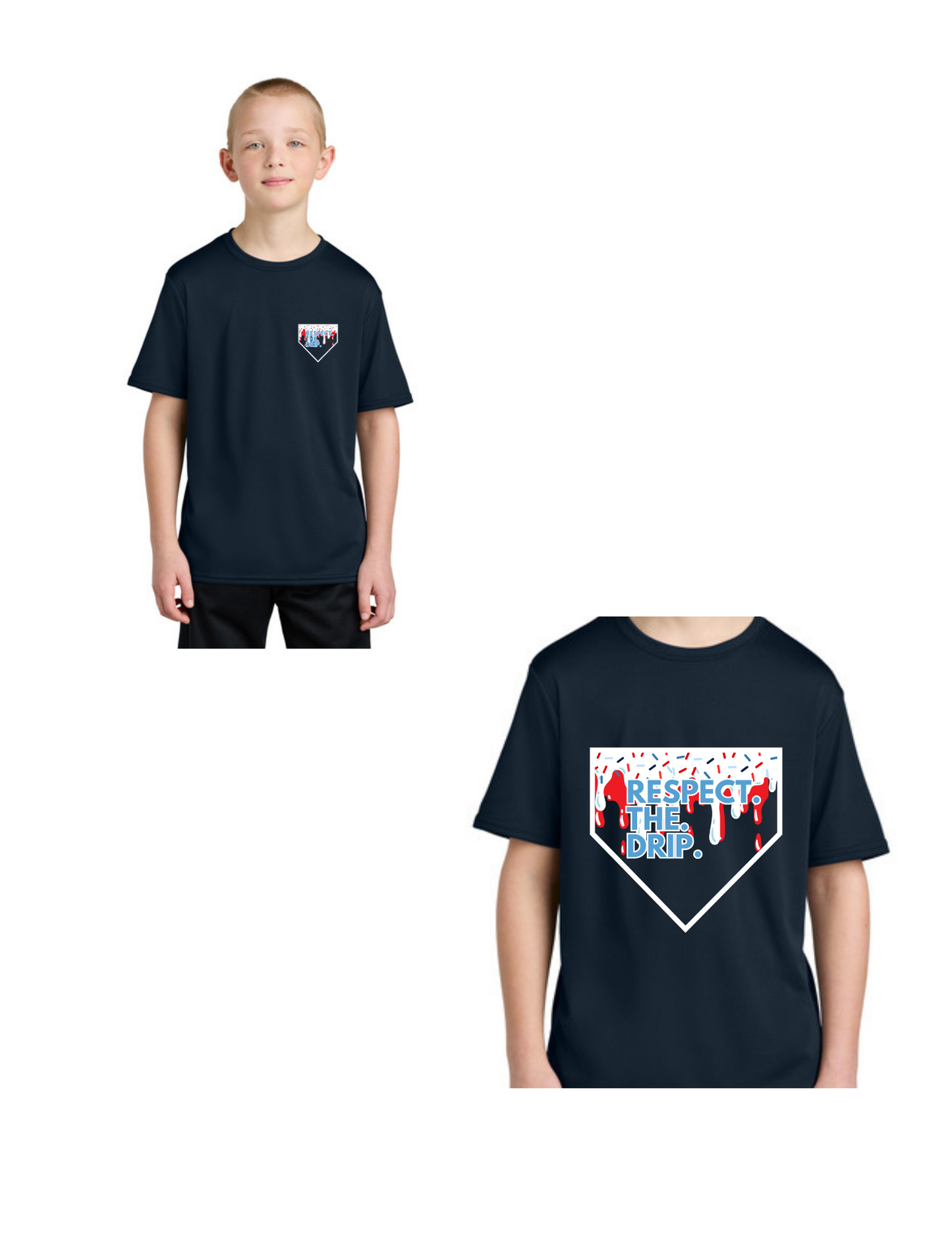 Red White and Blue Drip