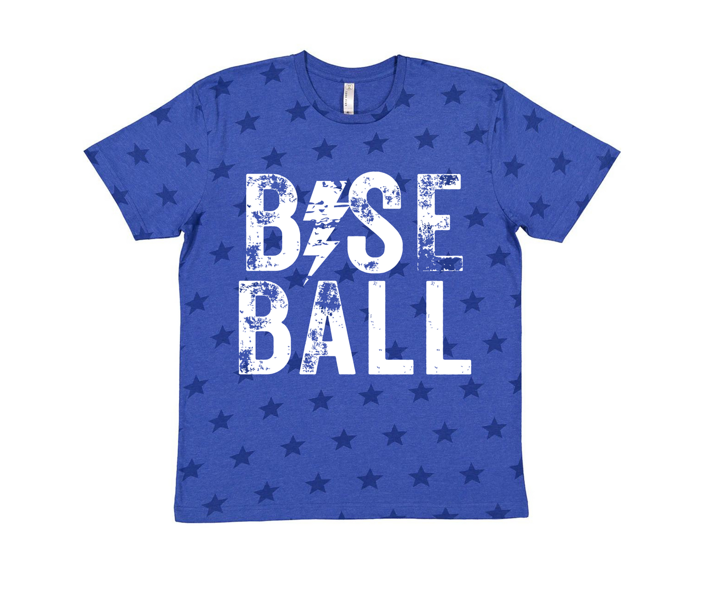 Blue Star Baseball Tee