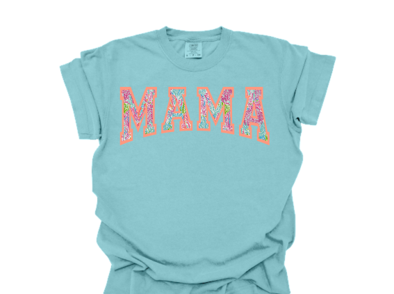 Lilly Inspired Mama-Chalky Mint