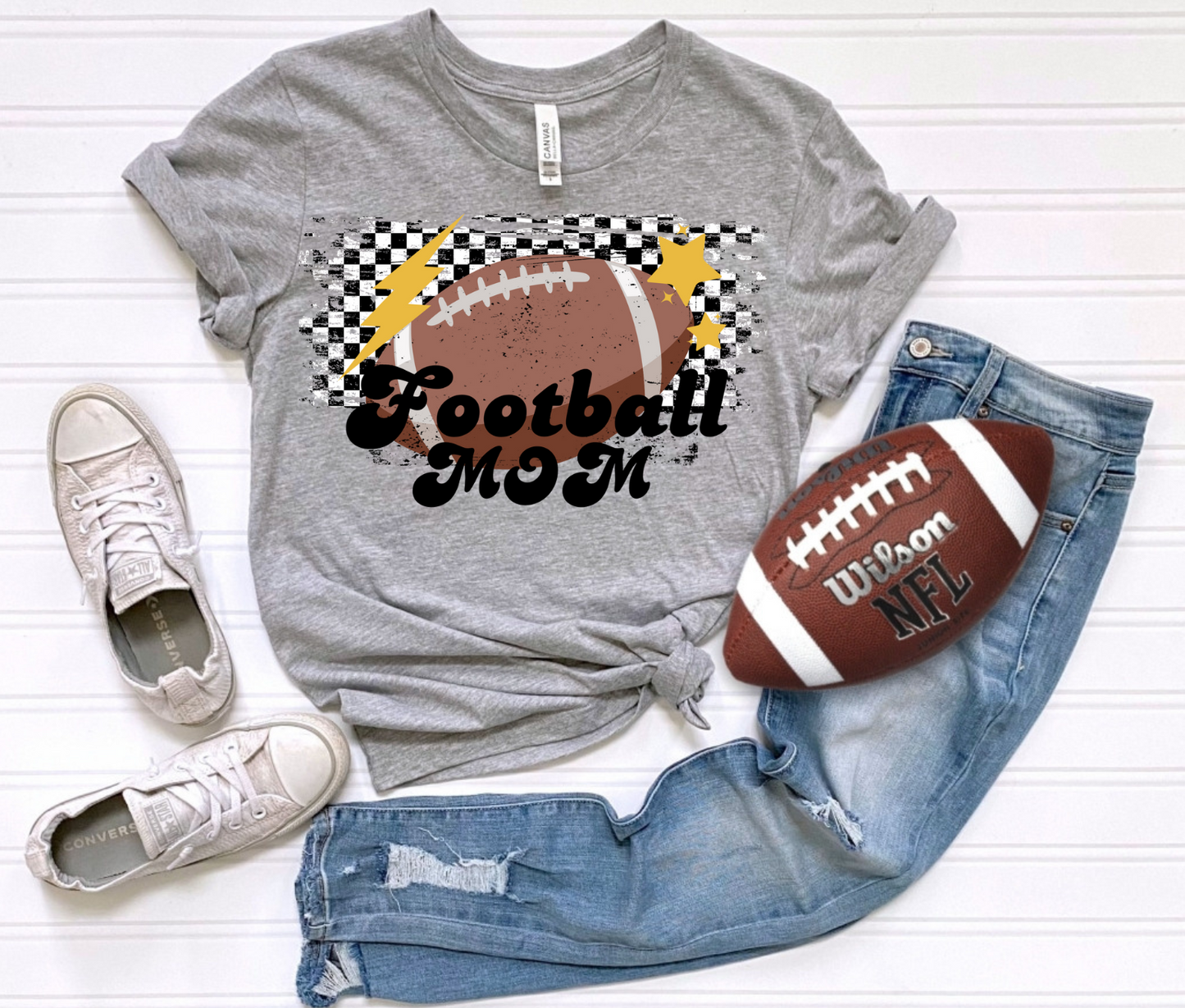 Retro Football Mom